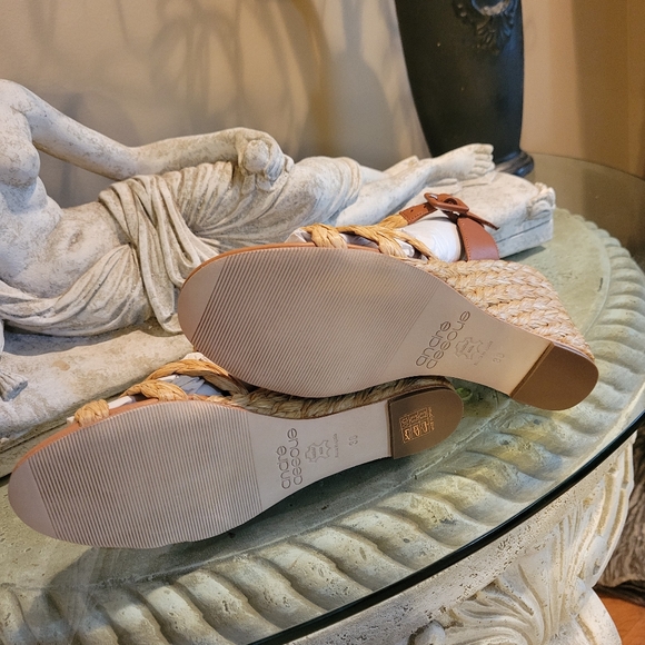 Andre Assous Milena Espadrille Wedge Sandal Designer Celebrity Luxury Leather 21 - Picture 5 of 11